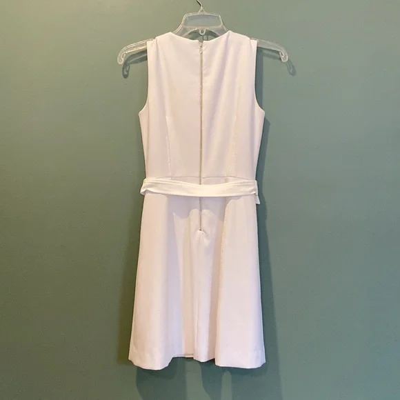 WHBM Belted Fit-And-Flare Dress - Picture 6 of 11